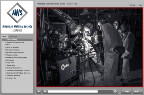 Integrity Welding offers an on-line training package which complements any educational opportunities offered by the regional chapters, EduCode, etc. well.